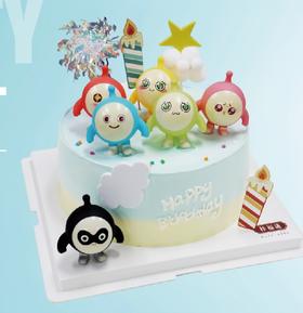 【送给小宝贝】蛋仔派对-动物奶油蛋糕