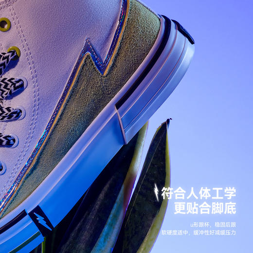 ISTEP高帮帆布鞋池磊联名款男女款帆布鞋休闲鞋 商品图4