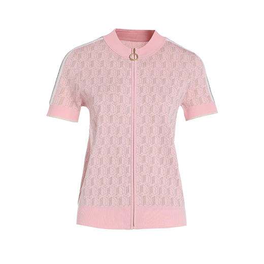 乔万尼针织衫女夏短袖新品运动风EM2M865 商品图4