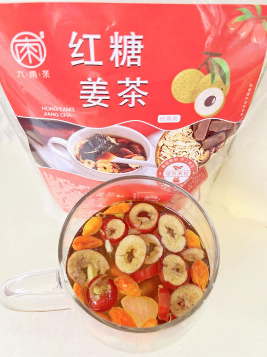 【江南六雨茶】红糖姜茶暖宫单独小包装180克 商品图1