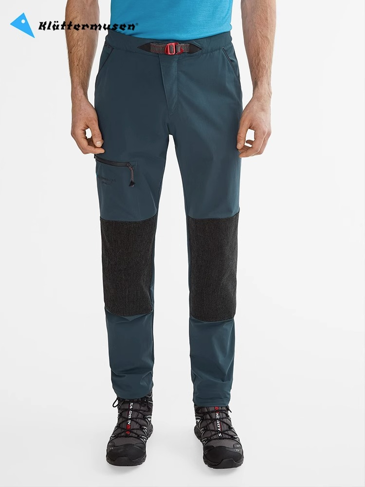 KLATTERMUSEN/攀山鼠户外攀岩秘银软壳长裤抗风耐磨休闲裤15578M