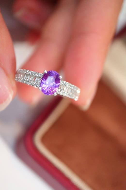 1.08ct 蓝宝石戒指 商品图2
