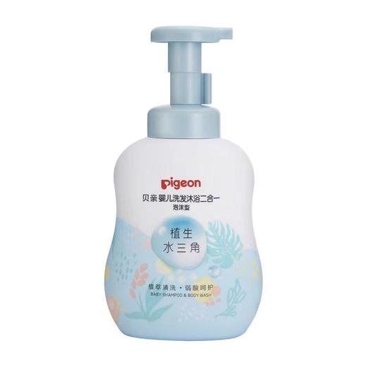 贝亲Pigeon宝宝洗发水沐浴露水三角婴儿洗发沐浴二合一500ml（泡沫型）IA241 商品图6