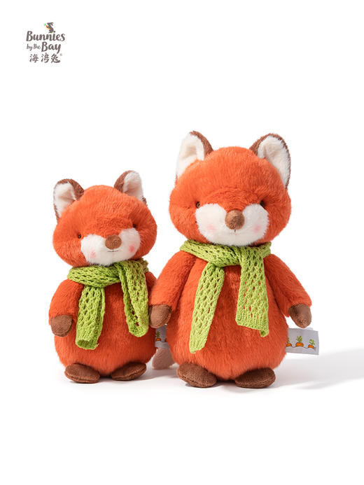 海湾兔 短绒狐狸橘色 可爱狐狸公仔毛绒玩具女生玩偶生日礼物安抚娃娃 商品图1