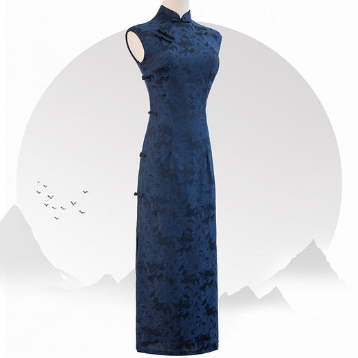 夏季年轻款气质修身高端国改良旗袍KK2832 商品图2