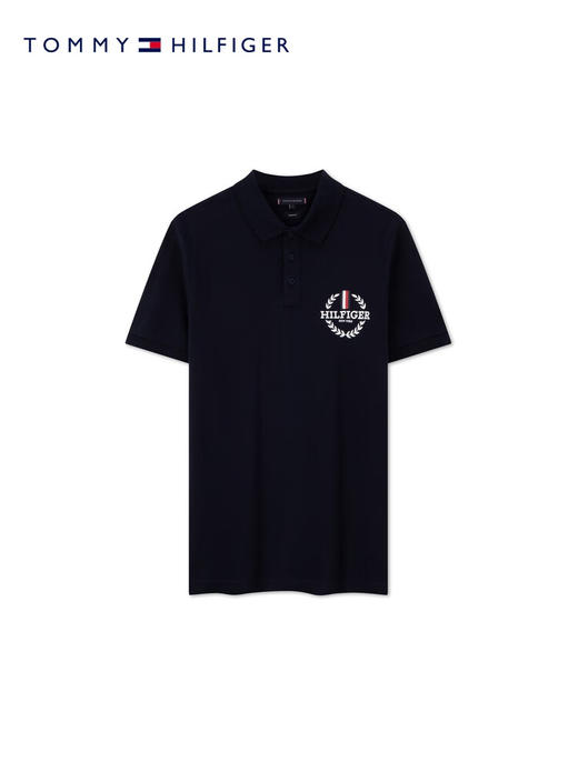 TOMMY 短袖POLO衫男  MW34736-DW5  藏青色. 商品图0