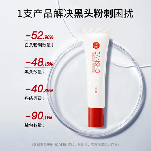 三妆去鼻部黑头凝胶35g 商品图3