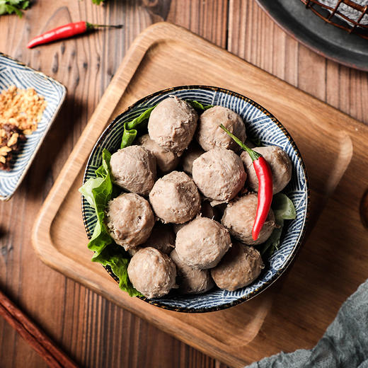 牛大少正宗潮汕牛肉丸125克*5包，精选牛肉手工捶打，肉质细腻，口感地道！ 商品图2