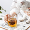 物生物（RELEA）玻璃杯男女士茶水分离杯耐高温办公泡茶杯带把高硼硅水杯花茶杯子 商品缩略图4