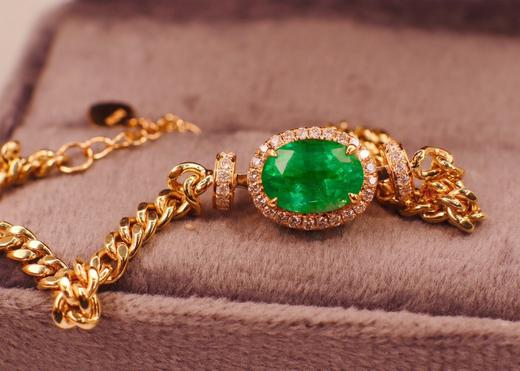 1.85ct 祖母绿手链 商品图0