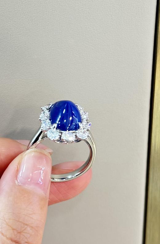 6.57ct 7.17g 蓝宝石戒指 商品图2