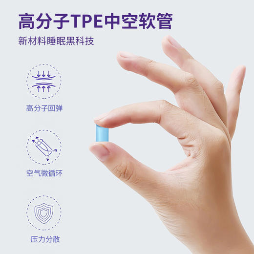 佐藤护颈枕（软管） 蜂巢透气 三层黑科技 舒睡芯升级 枕头与你同呼吸 循环透气 不闷热 商品图3