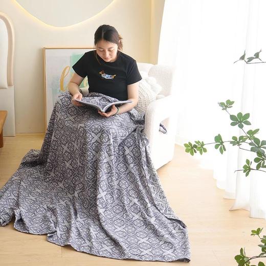 【爆款特价】龙之涵 三次高温水洗双层纱布盖毯 多功能毯 枕巾 枕套 A类标准 商品图6