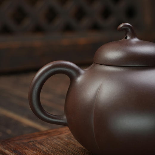 胡洪明 紫砂壶 宜兴紫砂原矿茶壶紫砂壶功夫茶泡茶壶茶具仿古 商品图4