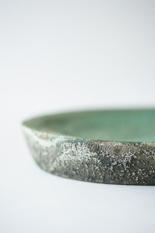 野口悦士02绿青｜台皿｜七寸 商品图2