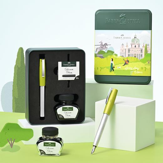 德国辉柏嘉钢笔书写墨水笔如恩钢笔四季礼盒CityWalk创意颜值送礼书法签字商务礼品（墨水颜色随机发） 商品图2