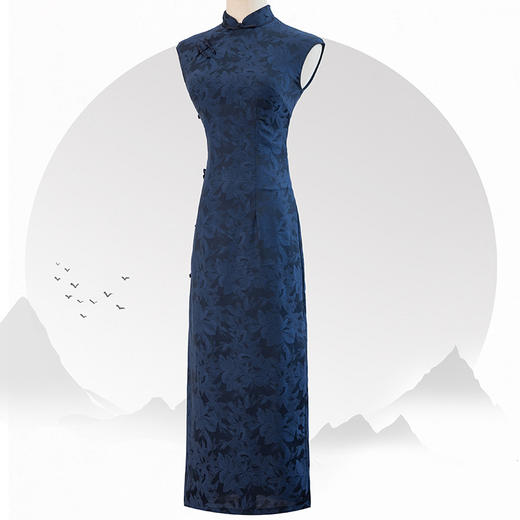 夏季年轻款气质修身高端国改良旗袍KK2832 商品图3