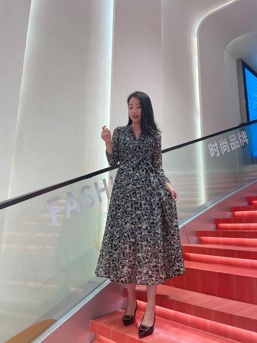 蓝采和色连衣裙LZ3S81 商品图0