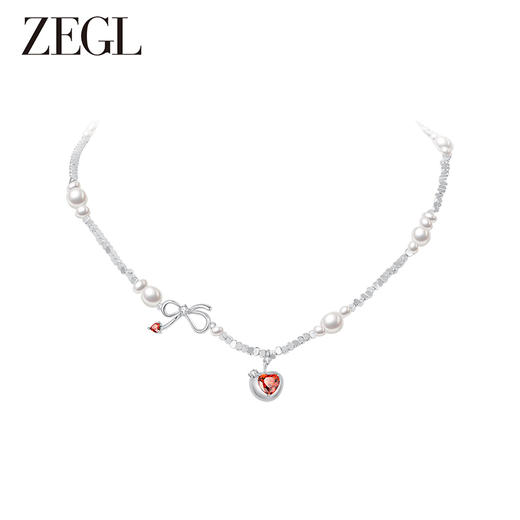 ZEGL设计师缤纷甜果系列碎银淡水珍珠项链女款2024新款多巴胺配饰 商品图4