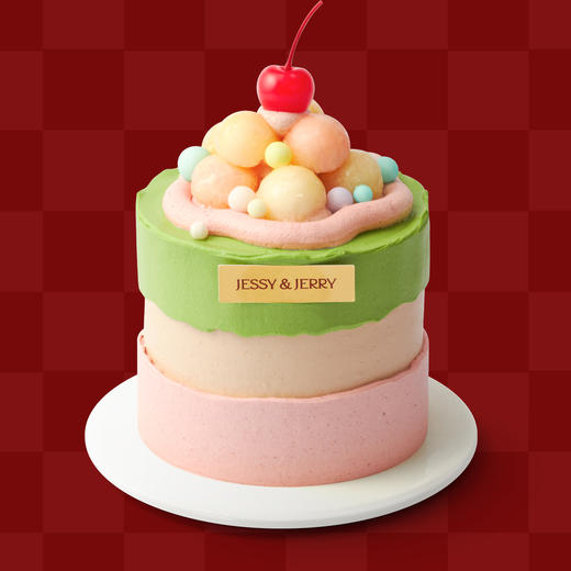 ⚜️蜜桃抹竹丝绒蛋糕 商品图0