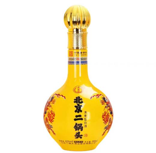 【单瓶33】永丰 北京二锅头 臻品黄龙 清香型 42度 500ml*2 整箱装 商品图4