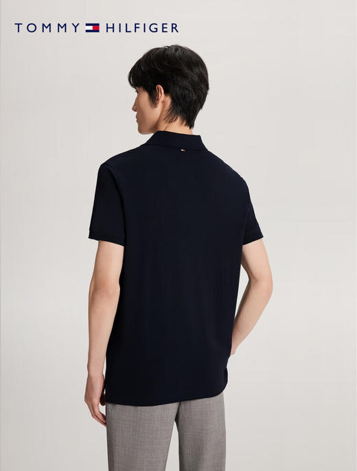 TOMMY 短袖POLO衫男  MW34736-DW5  藏青色. 商品图2