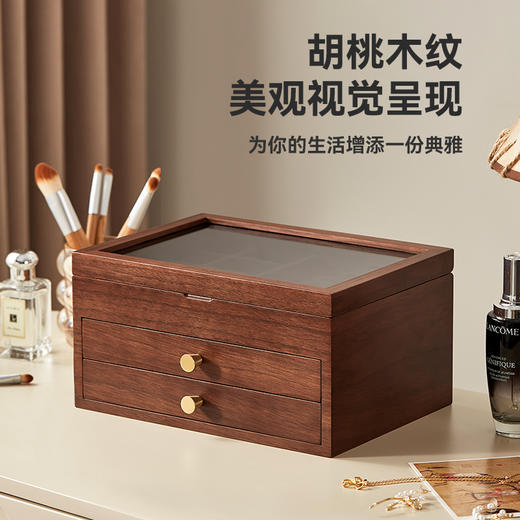 初心| 半透视三层带镜首饰盒 商品图6