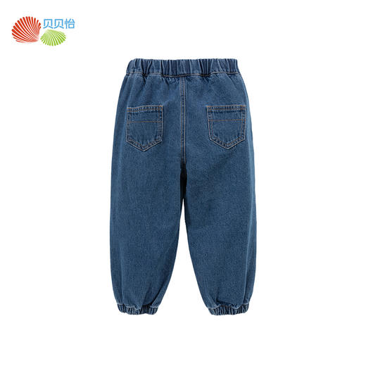 贝贝怡童装男童牛仔裤秋季洋气儿童裤子春秋款2024新款休闲百搭裤ZB3DK005
 商品图5
