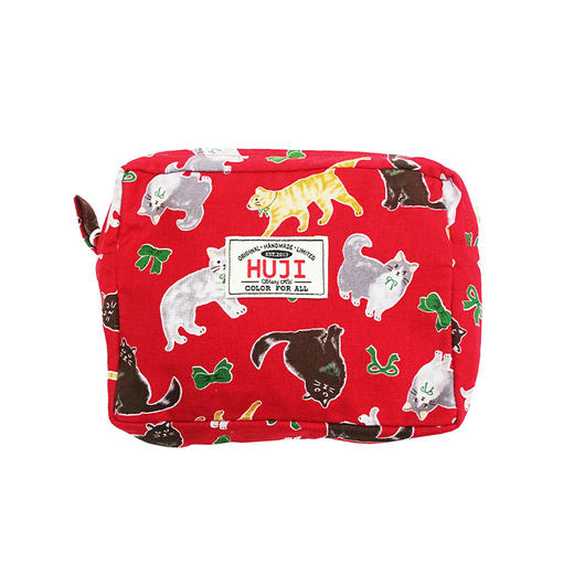 HUJI祤集Motley收纳包插画小猫小猫 商品图10