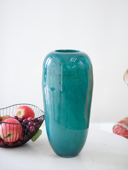 轻奢绿色花瓶 商品图0