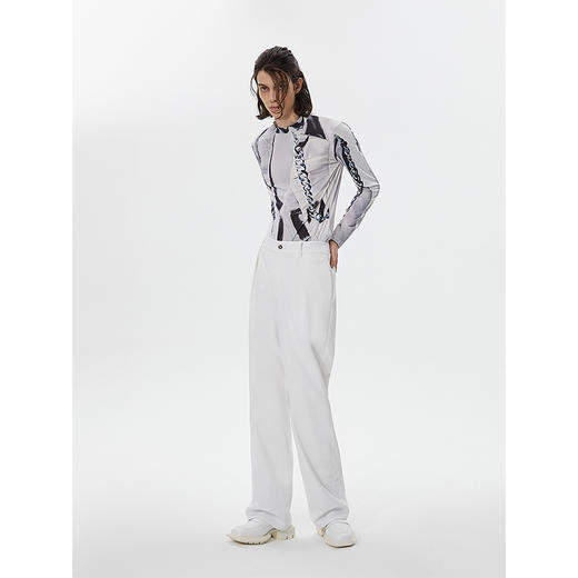 TIWILLTANG启世录 RETURN 灯芯绒结构撞色长裤 商品图3