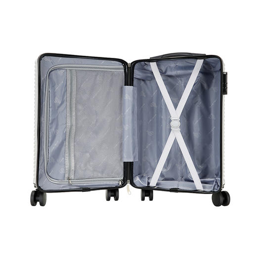 杞冠臻选 | 驿客 Eastsky 拉杆箱行李箱可登机 尖峰时刻 20寸 黑色/银色 静音万向轮 抗冲击 EKX-6011 商品图2