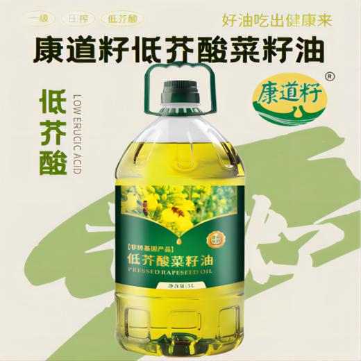 【贵泽甄选】康道籽低芥酸菜籽油5L 商品图1