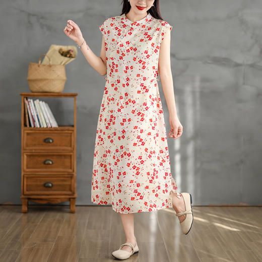 GYH 9972国风旗袍连衣裙宽松气质 商品图2