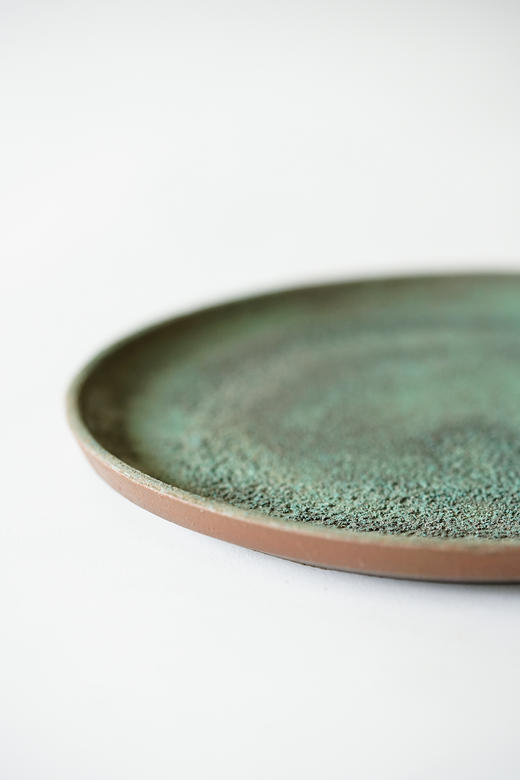 野口悦士04绿青｜平皿｜8寸 商品图2
