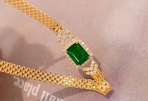 1.1ct 祖母绿手链 商品图1