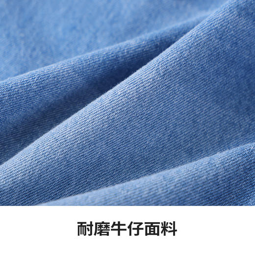 【110-165】男童夏款简约休闲轻薄牛仔短裤裤子精典泰迪 商品图4
