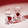 【家居摆件】ROSEONLY诺誓  玫瑰家居-心爱系列 水晶熊兔 送爱人女友精美礼品 家居摆件 商品缩略图0