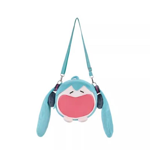 bemoe 初音未来 可爱体UWA系列 软乎乎笑容毛绒小痛包收纳包 商品图0