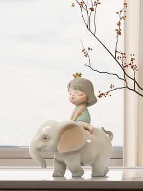 周双《小吉象》绿衣