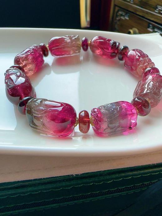 40.6g 雕刻碧玺手链 商品图8