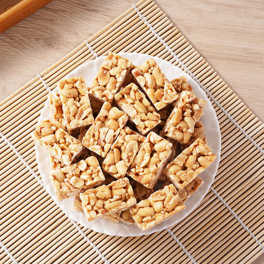 【酥而不掉渣！手工花生酥】甄选食材，颗粒饱满，浓浓花生香！一口一个，咔吱酥脆 香脆可口 甜而不腻，办公室休闲健康零食Y 商品图3