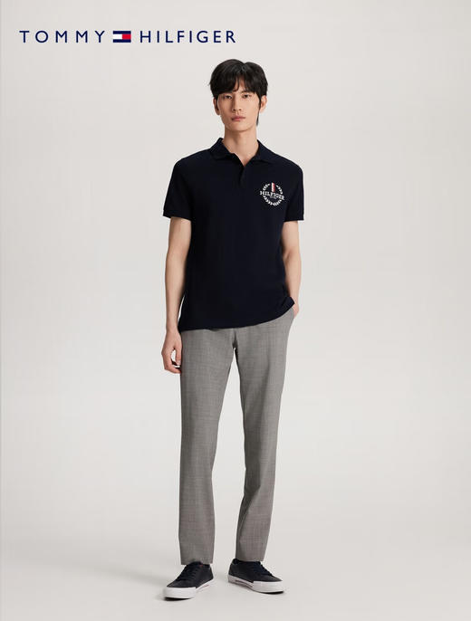 TOMMY 短袖POLO衫男  MW34736-DW5  藏青色. 商品图1