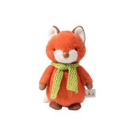 海湾兔 短绒狐狸橘色 可爱狐狸公仔毛绒玩具女生玩偶生日礼物安抚娃娃