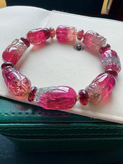 40.6g 雕刻碧玺手链 商品图0