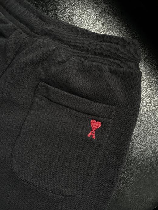 【单件特惠秒】AMI 男士针织红心刺绣logo全棉短裤（偏厚好质感）12001 商品图7