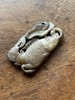 褐黑沁白玉镂雕鳜鱼把玩件，顺丰包邮 商品缩略图9