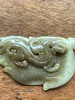 籽料糖沁白玉雕叶片螭龙把玩件，顺丰包邮 商品缩略图14