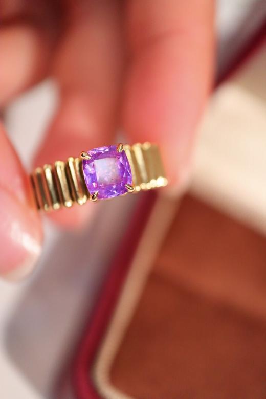 1.18ct 蓝宝石戒指 商品图4