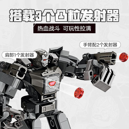 乐高积木L76277乐高超级英雄系列战争机器机甲 商品图4